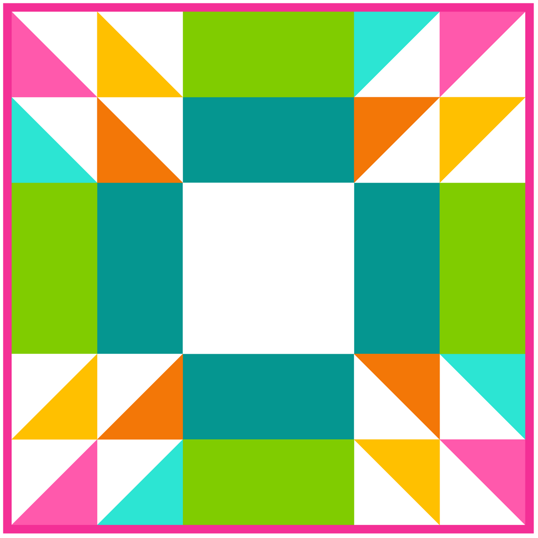 Nine Patch Pinwheel Remix - Jumbo Blocks Rock #11