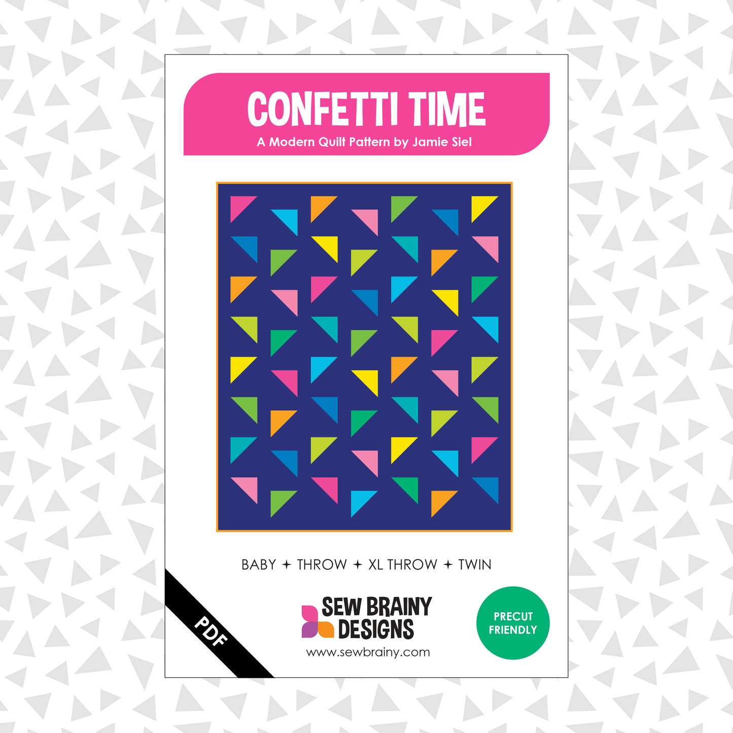 Confetti Time Quilt Pattern (PDF)