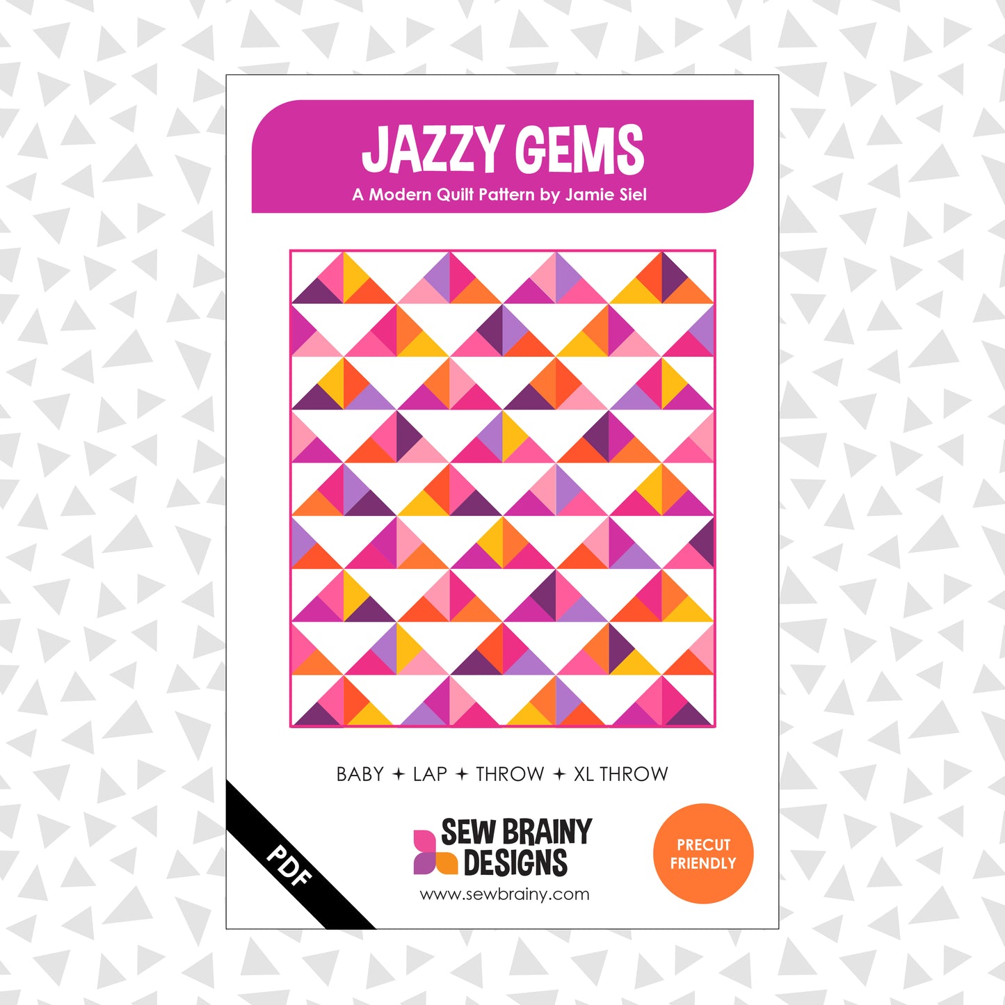 Jazzy Gems Quilt Pattern (PDF)