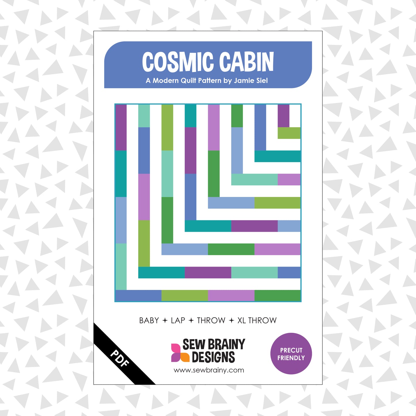 Cosmic Cabin Quilt Pattern (PDF)