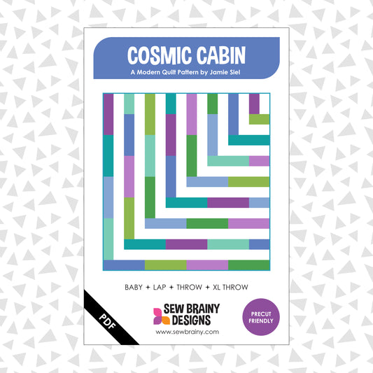 Cosmic Cabin Quilt Pattern (PDF)