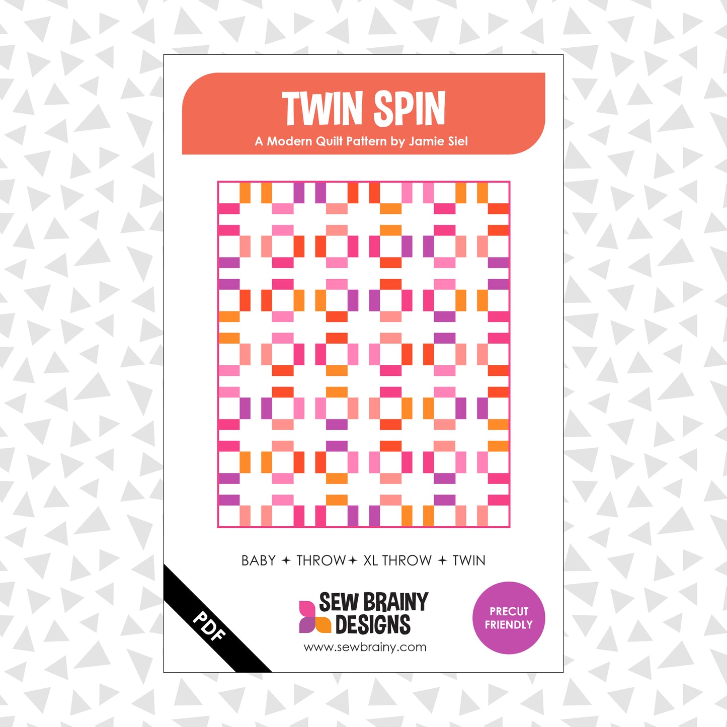 Twin Spin Quilt Pattern (PDF)