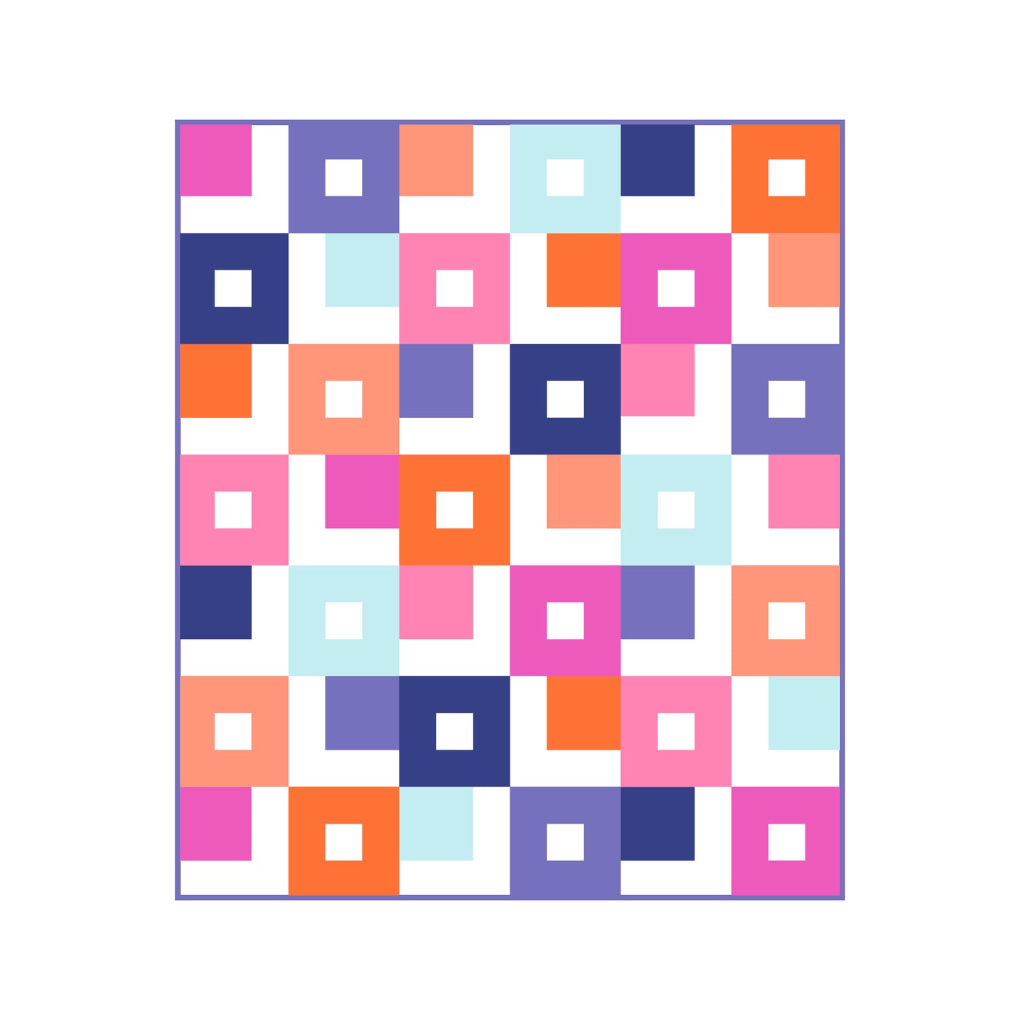 Shuffling Squares Quilt Pattern (PDF)