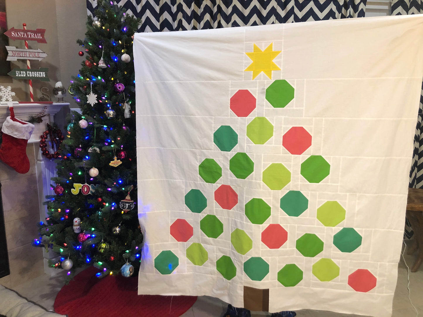 Festive Fir Christmas Quilt Pattern (PDF)