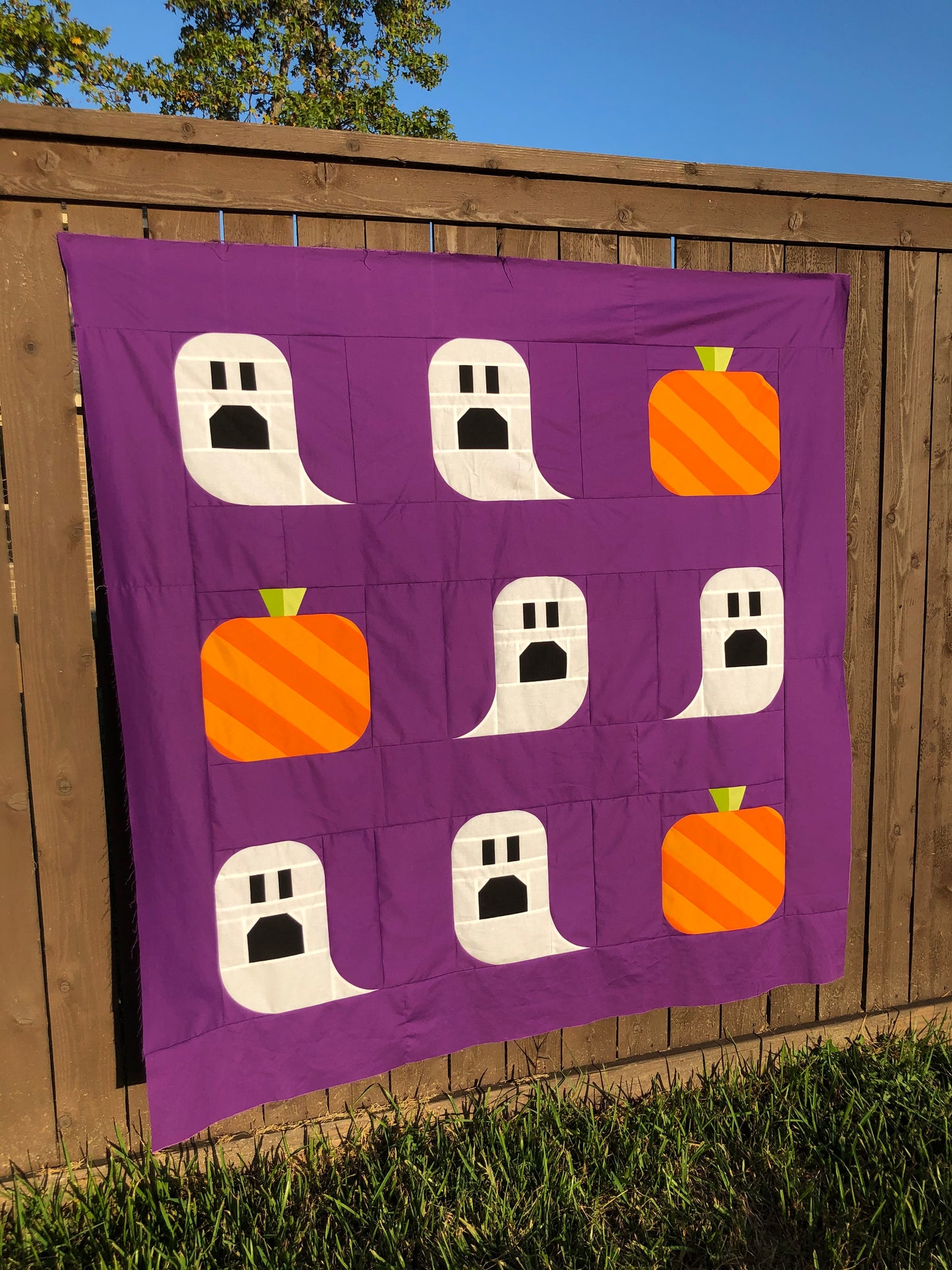 Ghouls and Gourds Halloween Quilt Pattern (PDF)