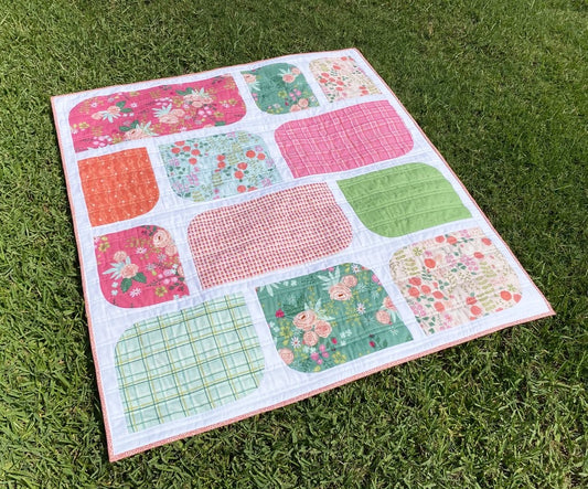 New Dawn Parallel Path Baby Quilt