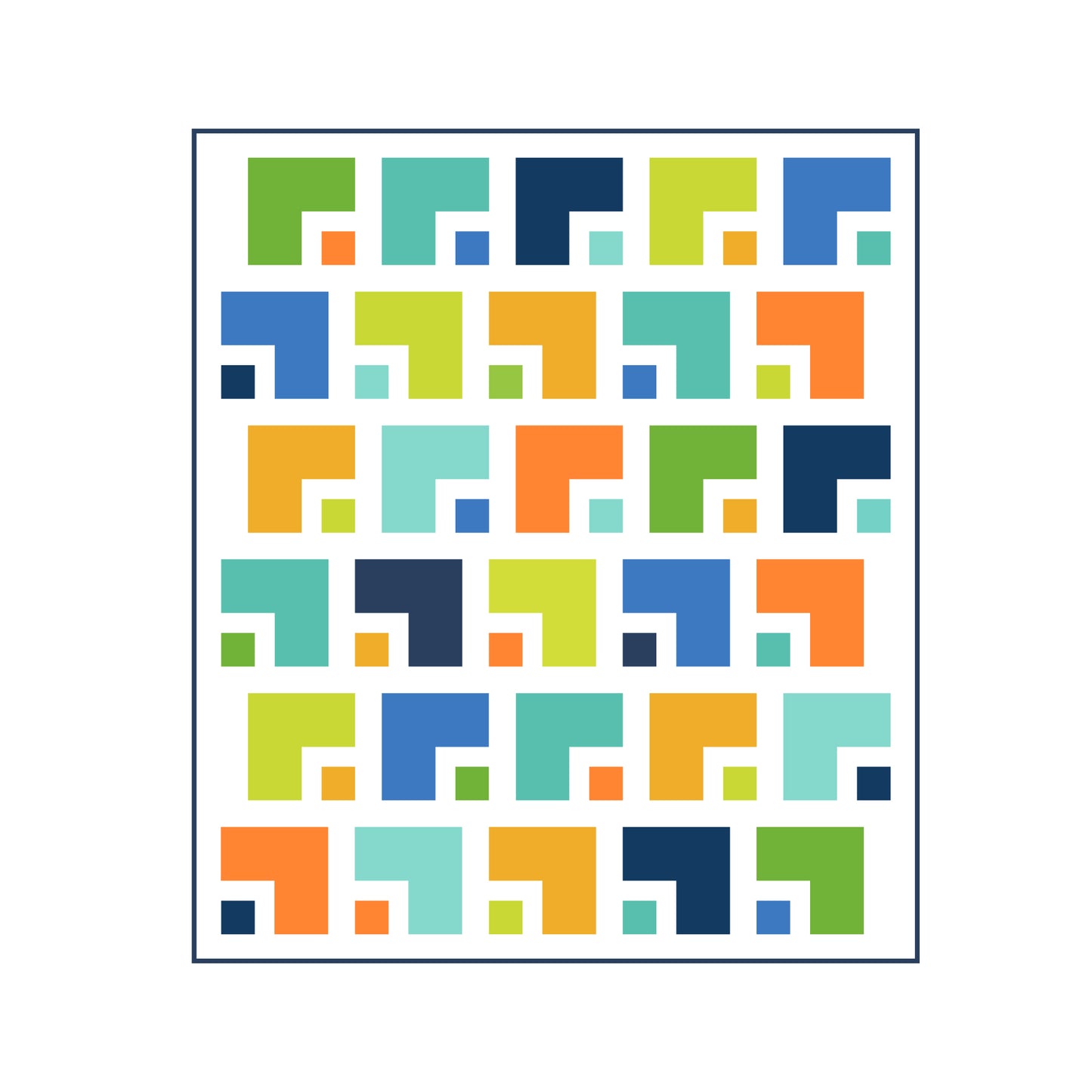 Square Parade Quilt Pattern (PDF)