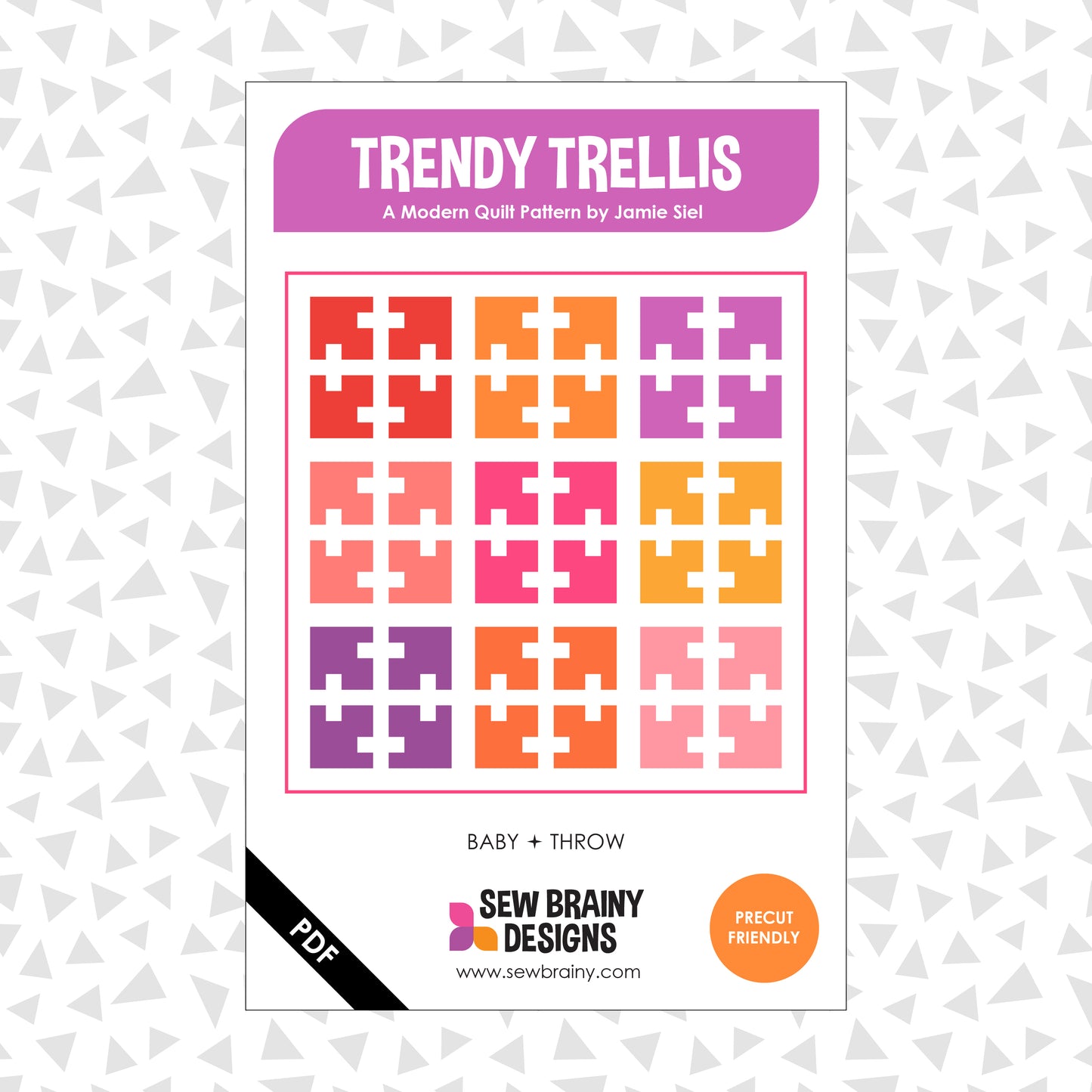 Trendy Trellis Quilt Pattern (PDF)