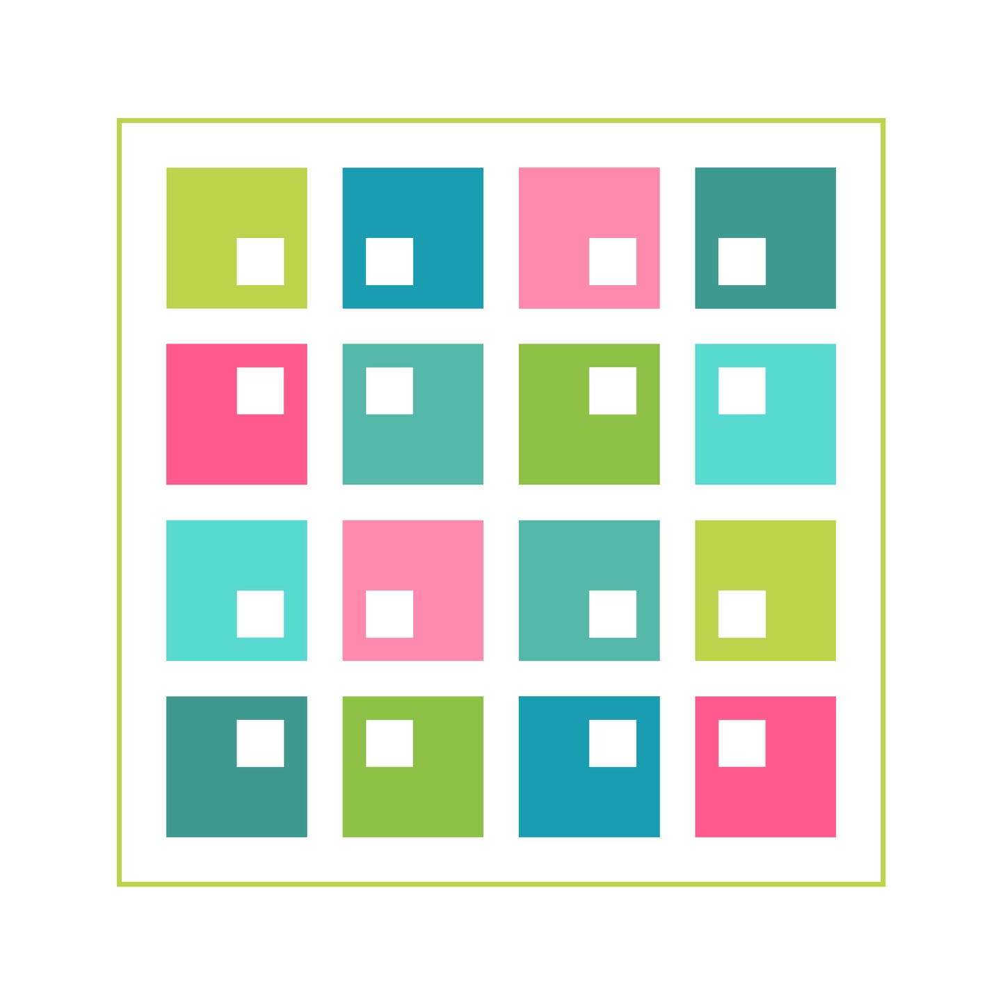 Bubbly Blocks Quilt Pattern (PDF)