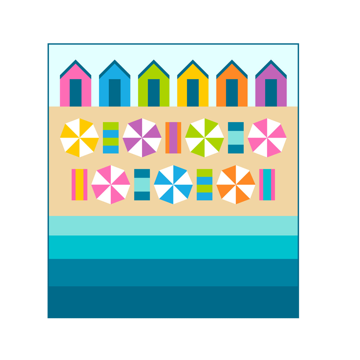 Cabana Beach Quilt Pattern (PDF)