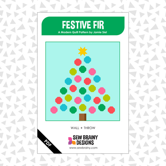 Festive Fir Christmas Quilt Pattern (PDF)