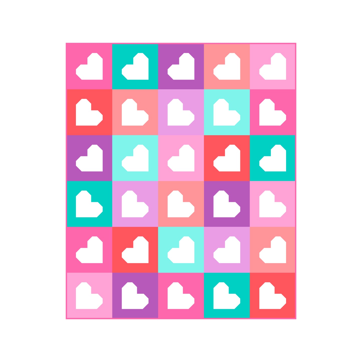 Heart Hustle Quilt Pattern (PDF)