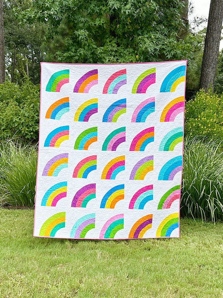 Rainbow Splash Quilt Pattern (PDF)