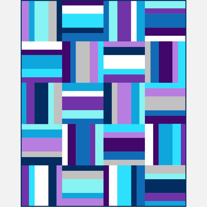 Wild Weave Quilt Pattern (PDF)